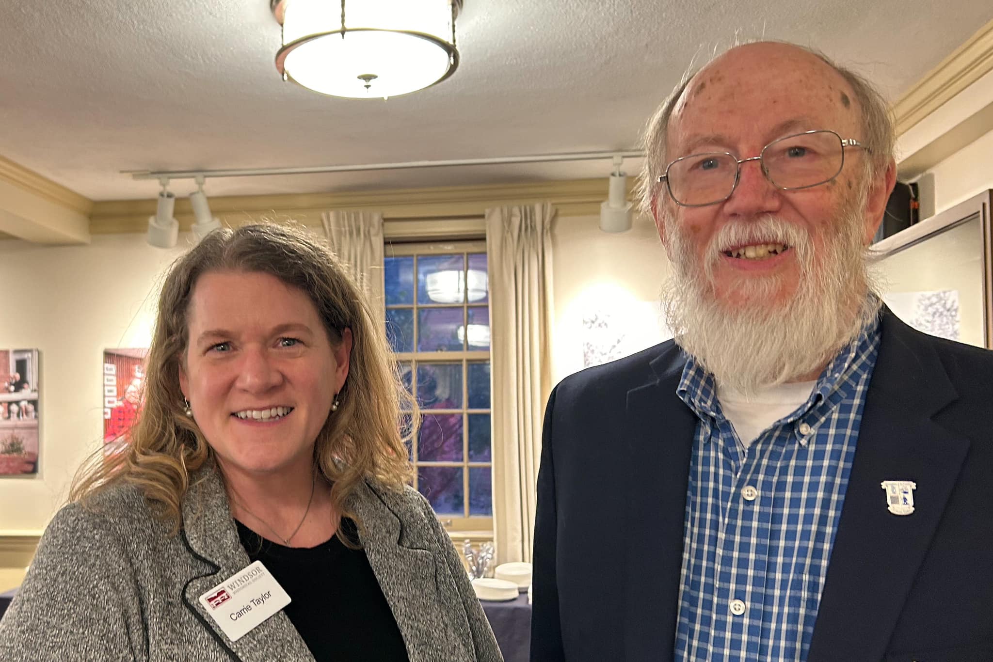 Dick Roberts and Carrie Taylor